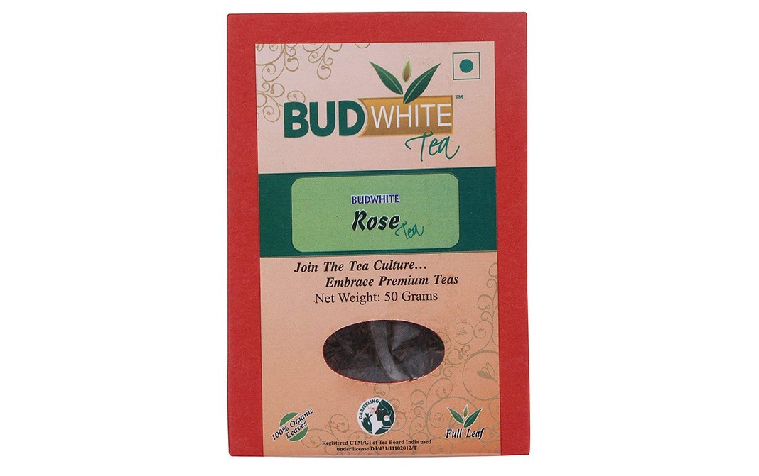 Bud White Rose Tea    Box  50 grams